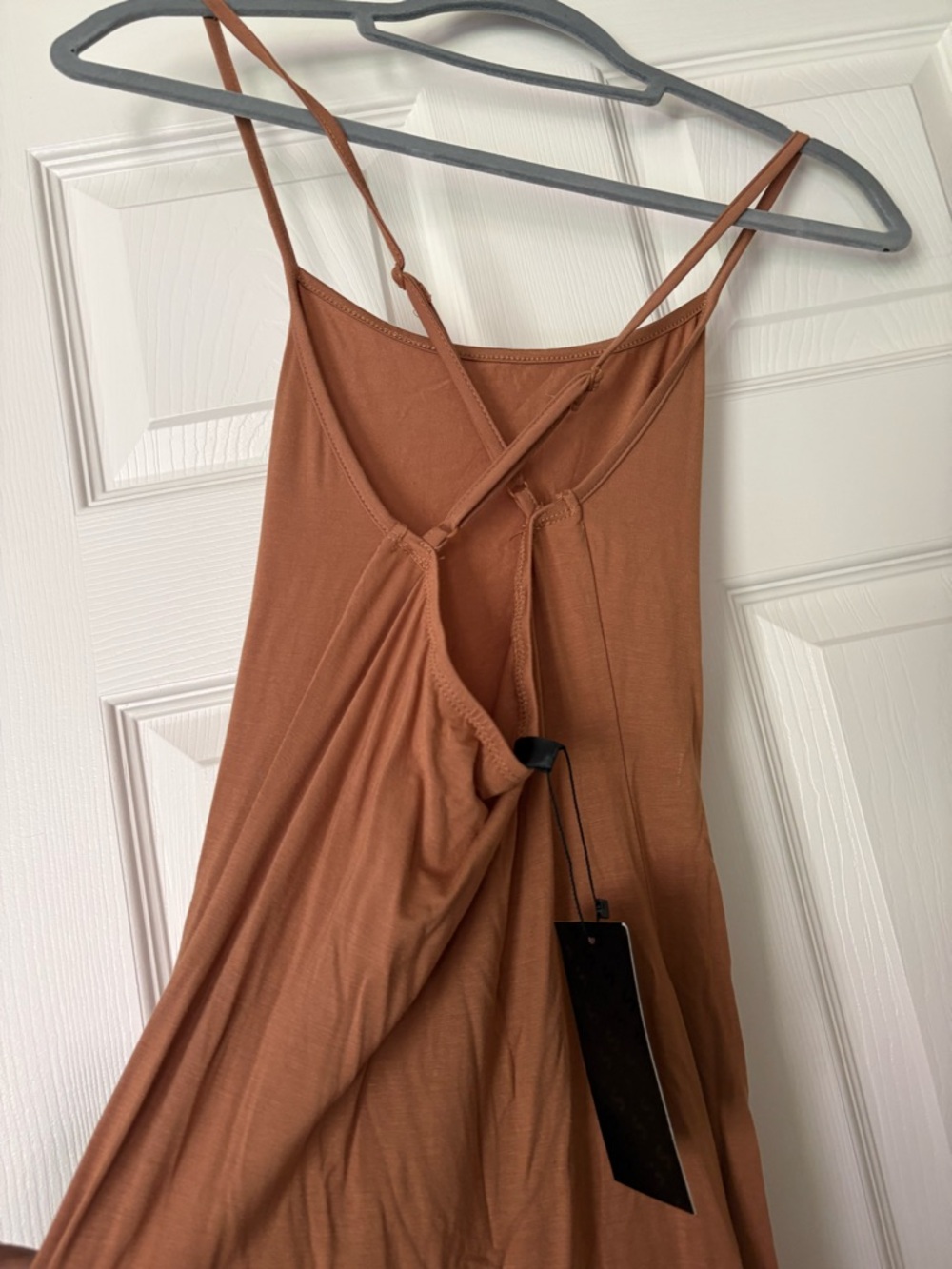 New SHEIN Rust-Brown Strappy Maxi Dress - Picture 5 of 5